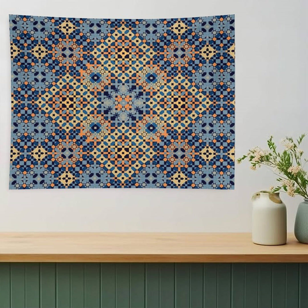 The Four Squares Delicate Islamic Mosaic Tapestry