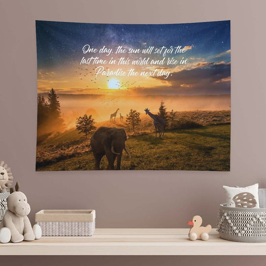 Sunrise In Paradise Tapestry