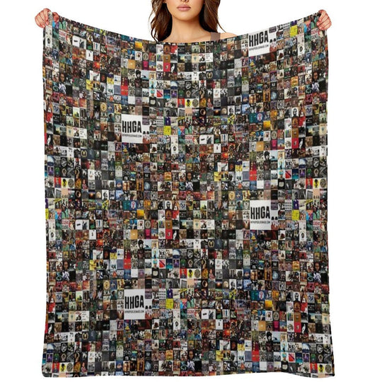 BEST HIP HOP ALBUMS 1980 - 2019 Travel-friendly Throw Blanket