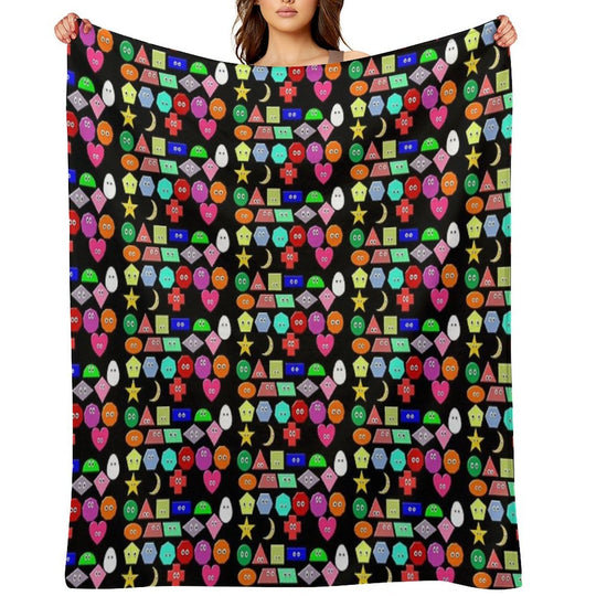 What Shape Is It - The Kids' Picture Show Anti-pilling Throw Blanket
