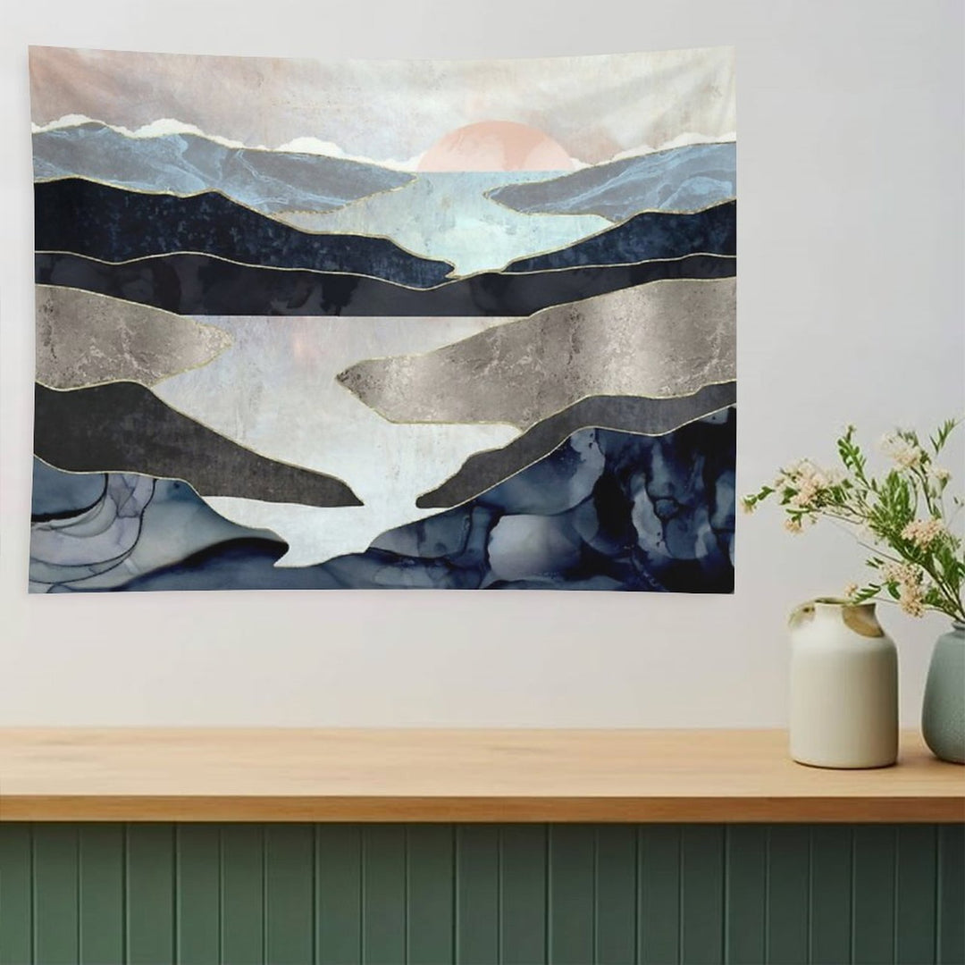 Blue Mountain Lake Tapestry