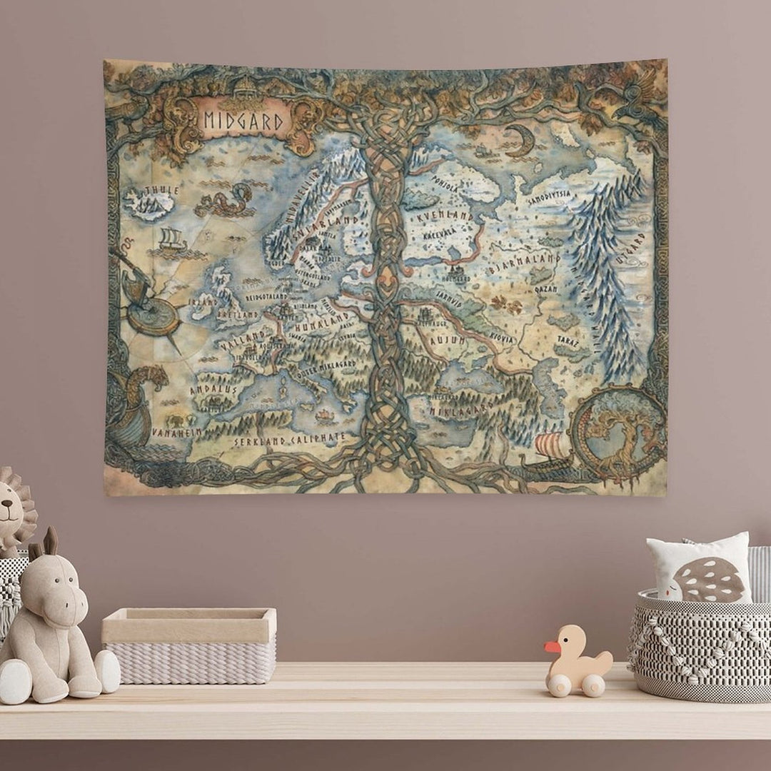 Midgard (Gods of The Ragnarok Era) Tapestry