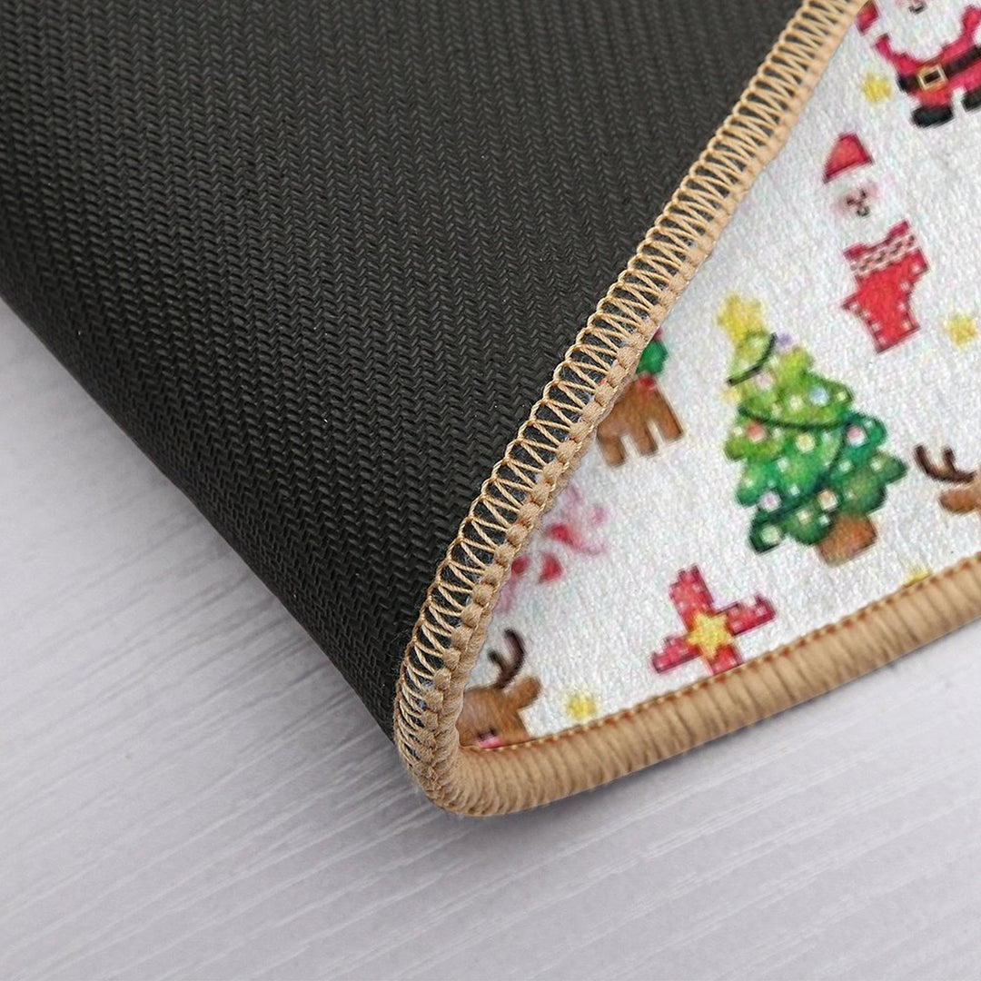 Merry Christmas Seamless PNG  Odorless Bath Mat