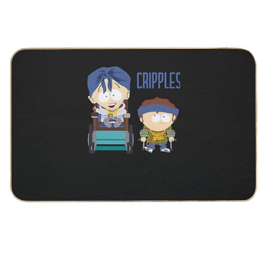 South Park Jimmy And Timmy CRIPPLES  Classic T-Shirt  Anti-Trip Bath Mat