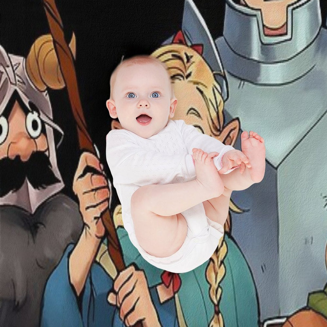 Delicious in Dungeon - All in One Machine-washable Throw Blanket