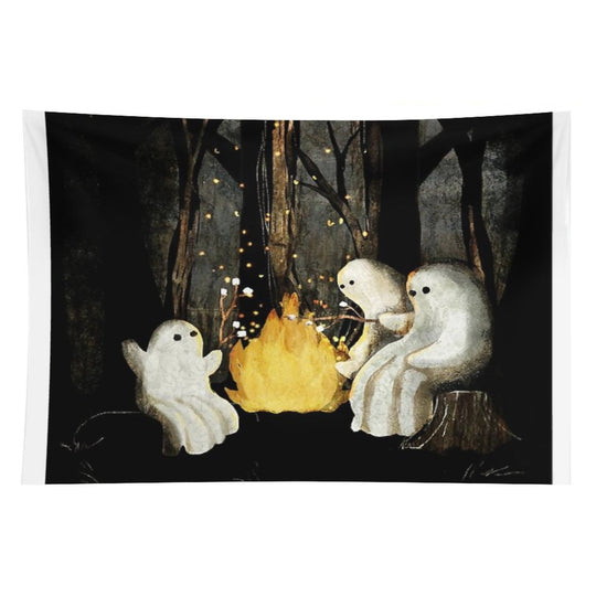 Marshmallows And Ghost Stories Tapestry