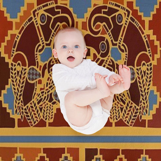 Imagining Sutton Hoo The Eagles Easy Care Throw Blanket