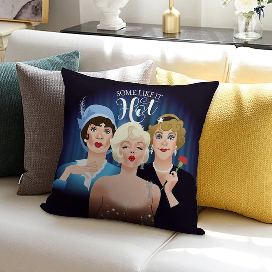 Some Like It Hot Soft Ultra-Soft Texture Throw Pillow