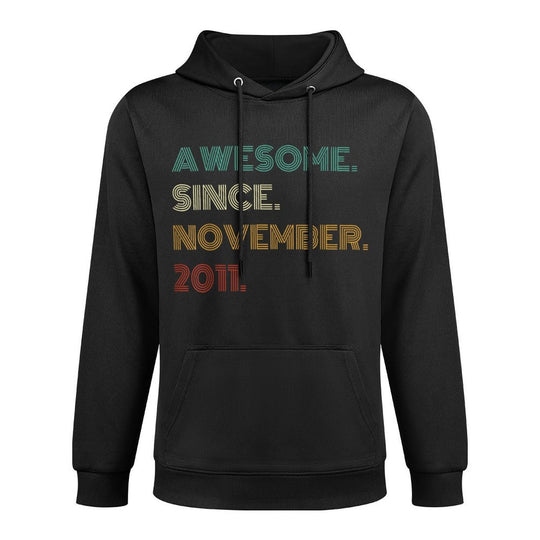 14 Years Old Awesome Since November 2011 14th Birthday Easy Care Hoodie