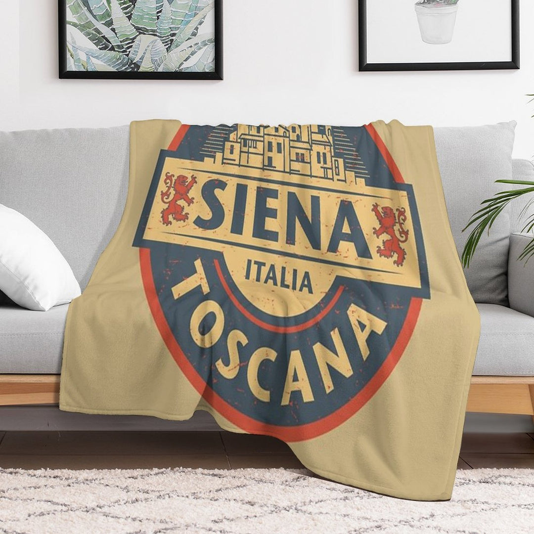 Siena, Tuscany, Italy Shrink-resistant Throw Blanket