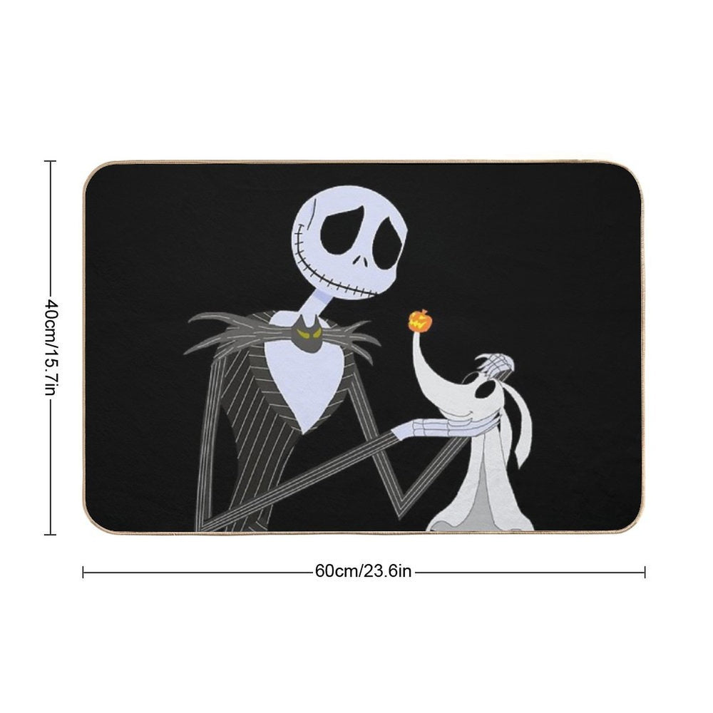 The Nightmare before Christmas Jack Petting And Bonding with Zero  High-Traffic Bath Mat