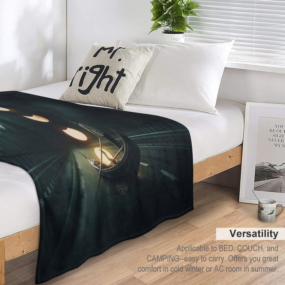 Moon Ride Compact Throw Blanket