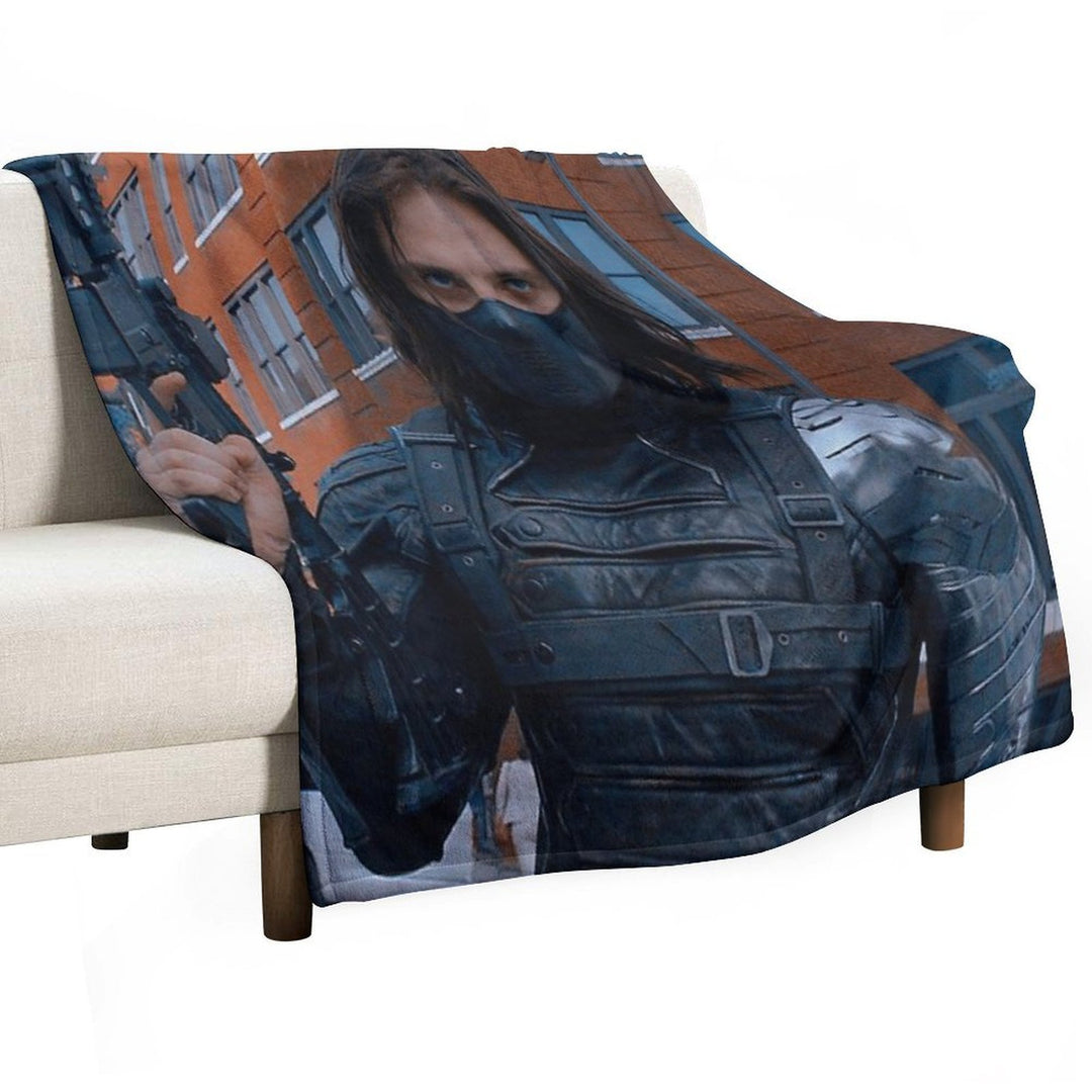 Hot Winter Soldier Durable Throw Blanket