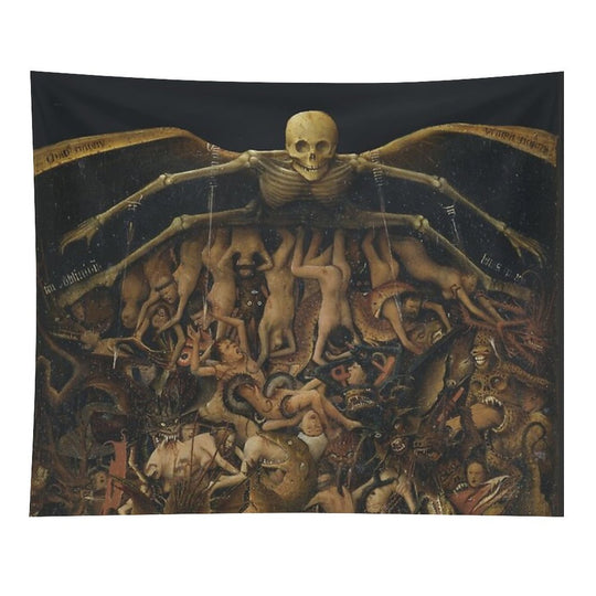HD The Crucifixion The Last Judgment (detail) by Jan Van Eyck HIGH DEFINITION Tapestry