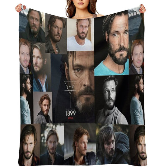 Andreas Pietschmann Collage Design Velvety-soft Throw Blanket