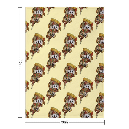 Pizza Is Life All-season Throw Blanket