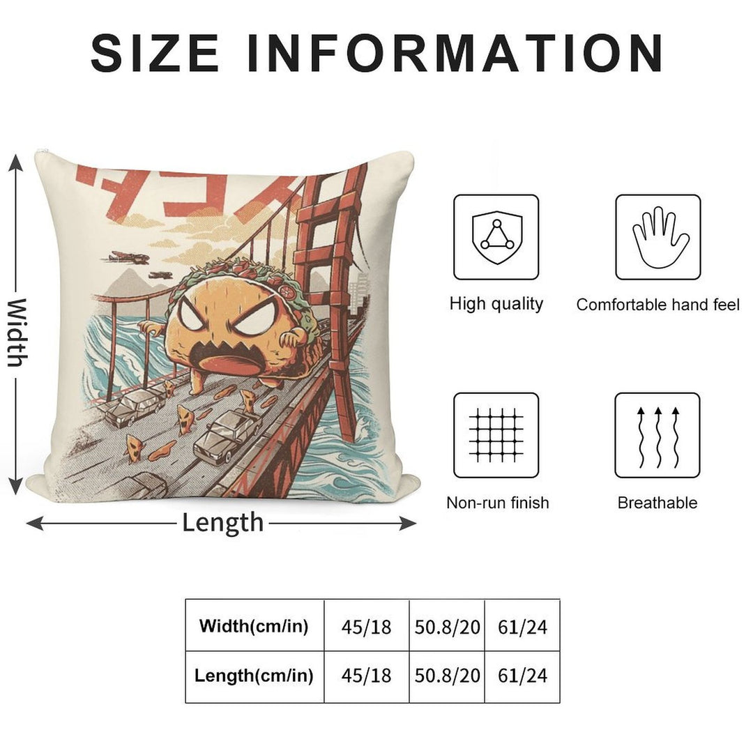 Takaiju Soft Easy Maintenance Throw Pillow