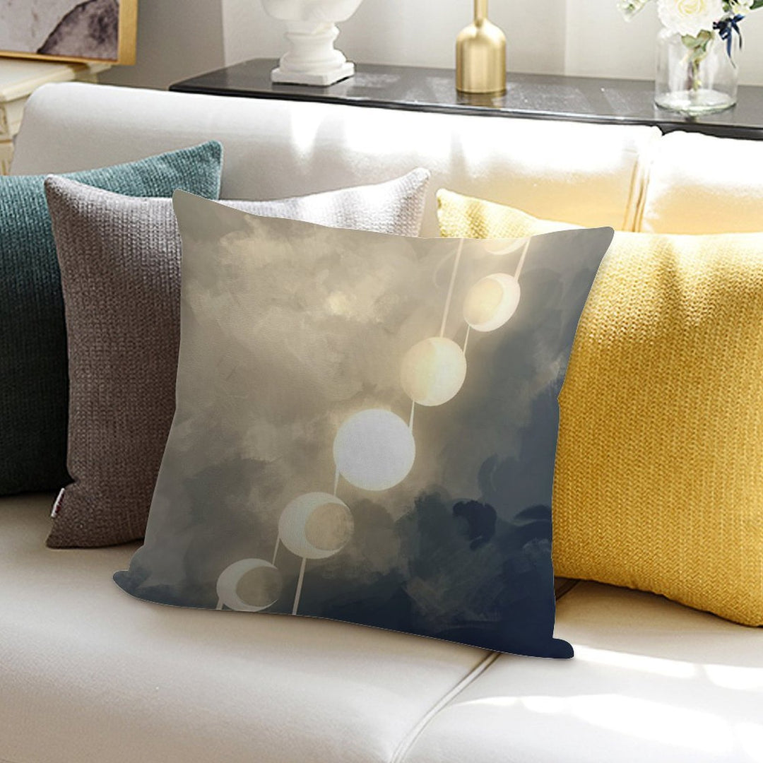 Phases Soft Decorative Cover Throw Pillow