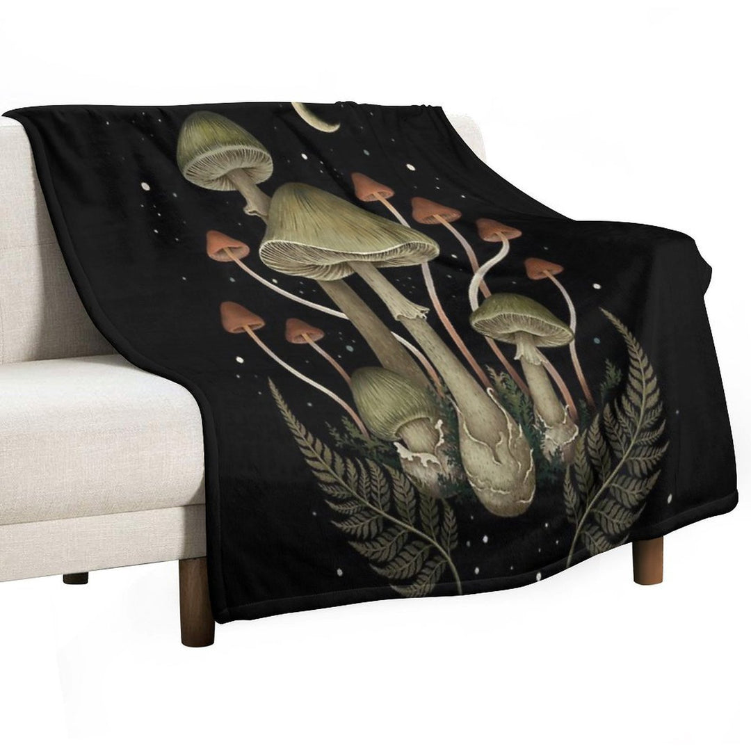Death Cap Plush Throw Blanket