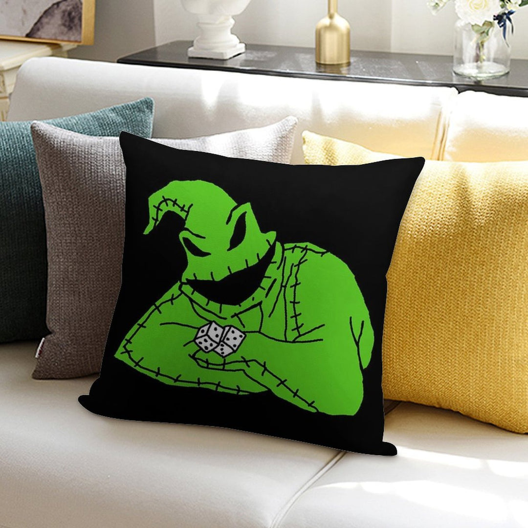 The Oogie Boogie Man Soft Home Decor Throw Pillow