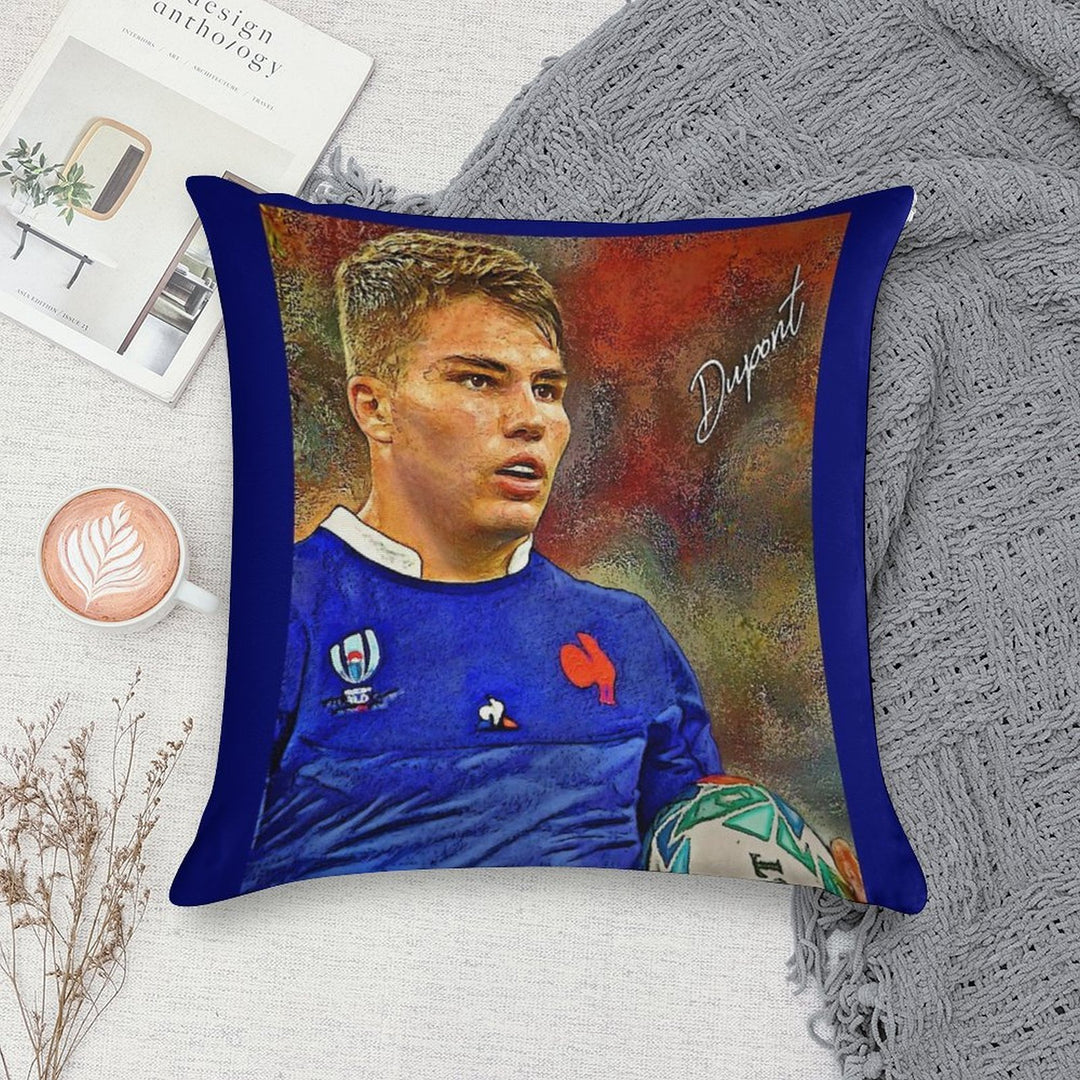 •Antoine Dupont• Art  ► Soft Skin-Friendly Throw Pillow