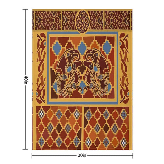 Imagining Sutton Hoo The Eagles Easy Care Throw Blanket