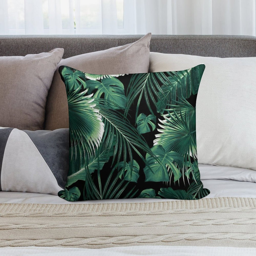 Tropical Jungle Leaves Dream #6 #tropical #decor #art Soft Warmth Comfort Throw Pillow