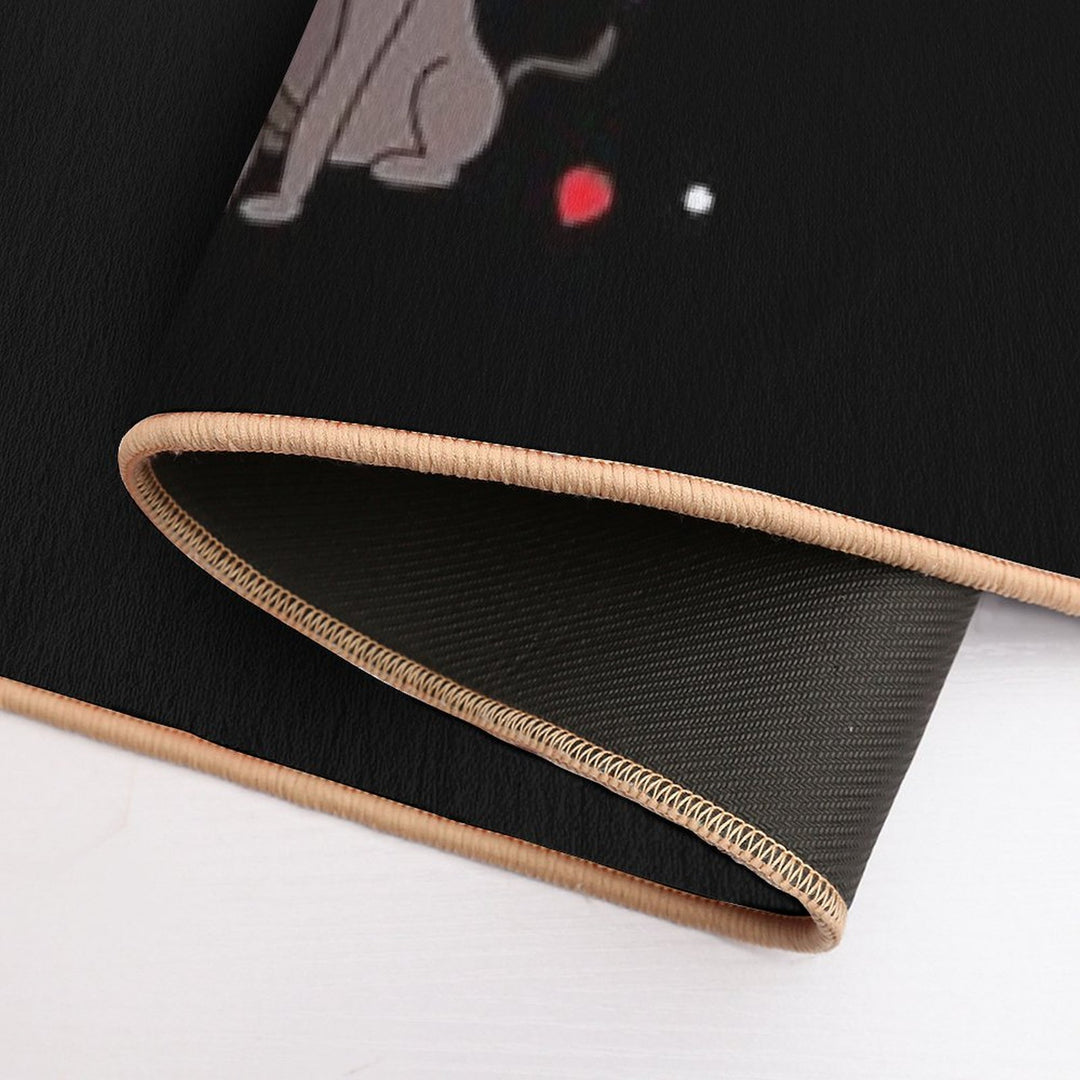 Xolo Dog Christmas Ornament Tree  Easy To Clean Bath Mat