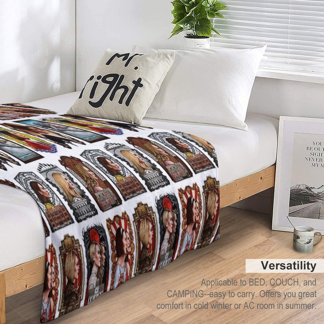 The Queen of Horror Story Multi-functional Throw Blanket