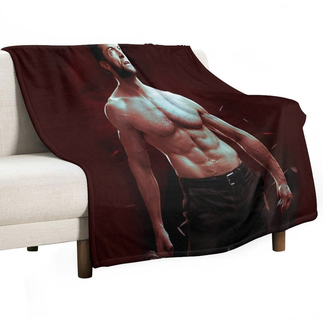 Hugh Jackman All-season Throw Blanket