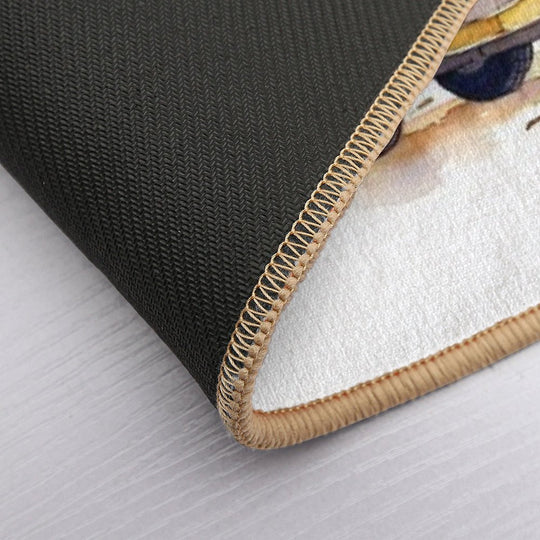 Floural Locomotion III  Versatile Bath Mat