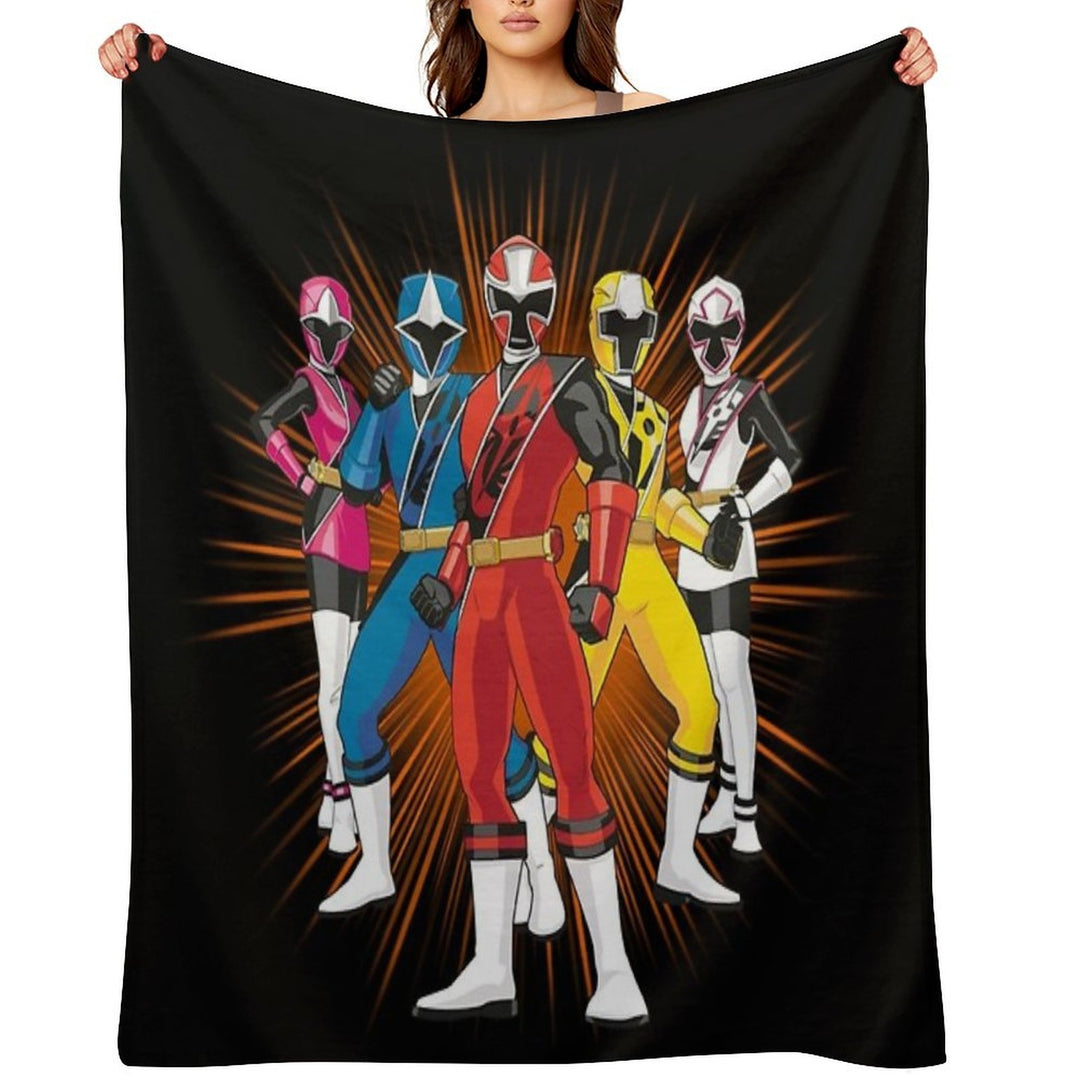 Ninja Ranger Shrink-resistant Throw Blanket