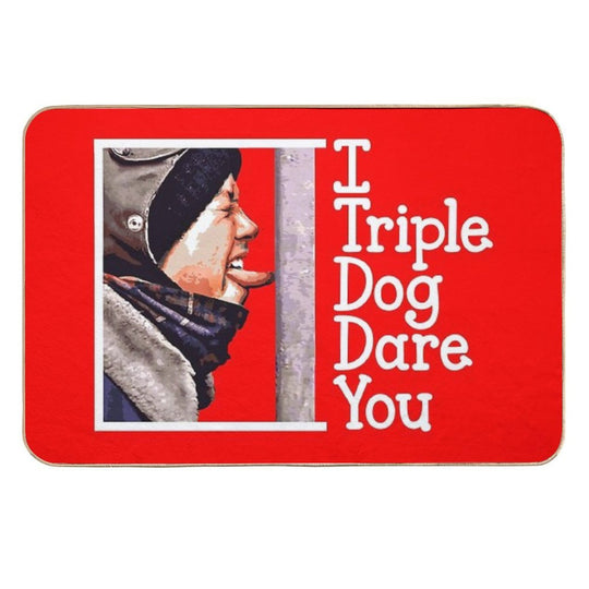 I Triple Dog Dare You Christmas Story  Slip-Resistant Bath Mat
