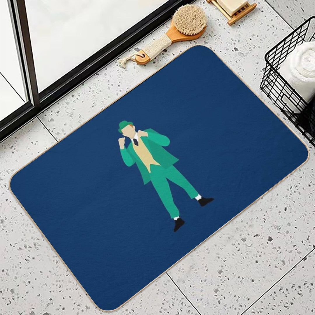 Notre Dame Leprechaun  Easy To Clean Bath Mat