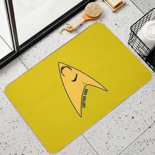 Captain Kirk  Dirt-Trapping Bath Mat