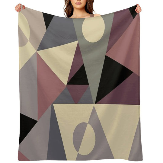 Triangulation I Lightweight Throw Blanket