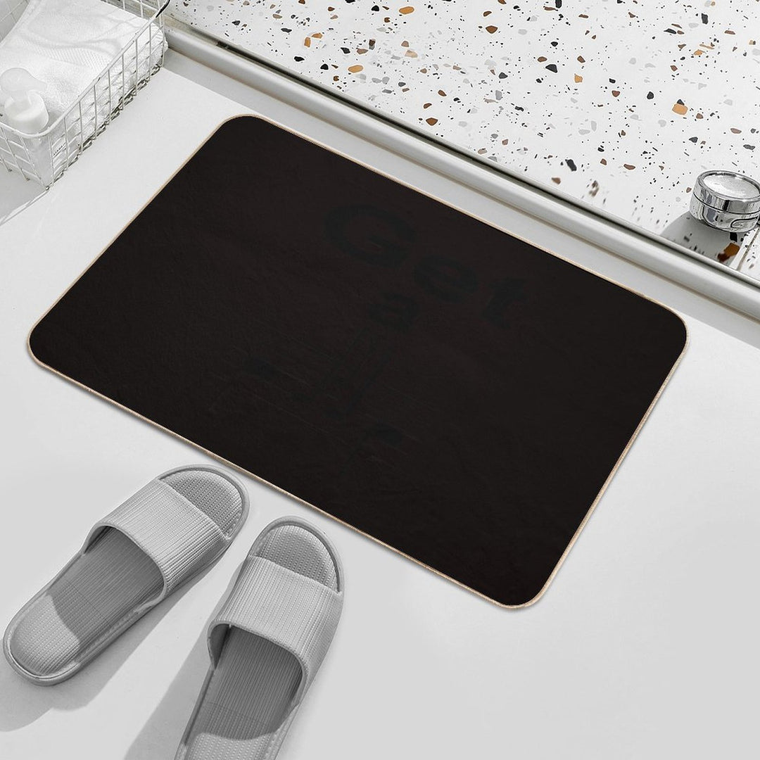Get A Grip (Black)  Absorbent Bath Mat