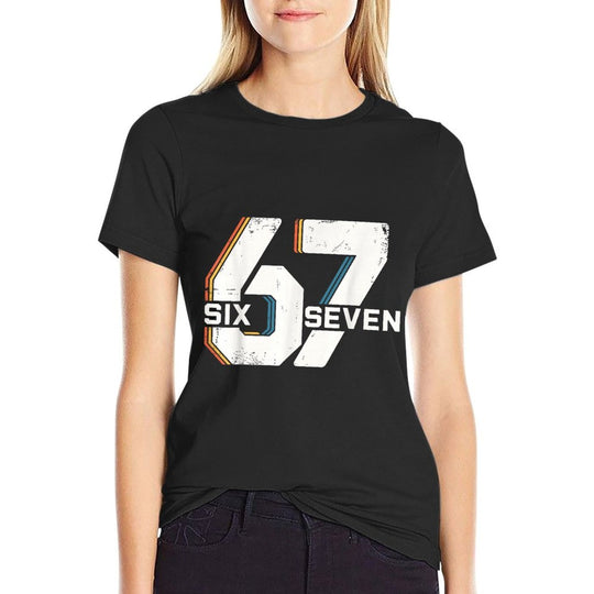 67 Six Seven Meme  Versatile T-Shirt