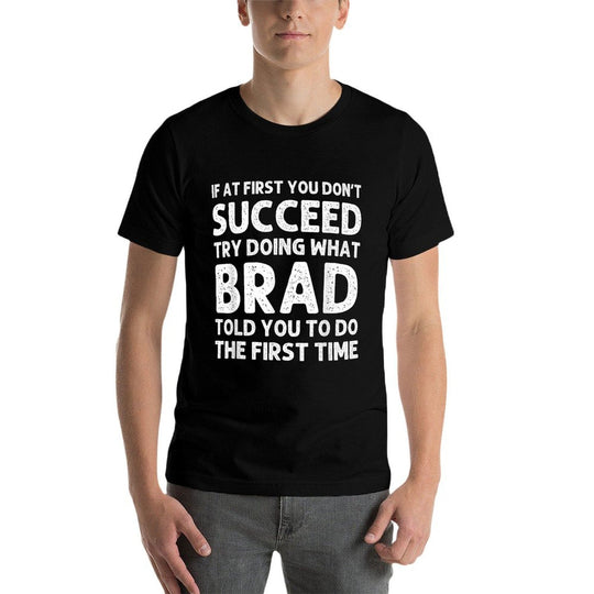 BRAD Gift Name Personalized Birthday Funny Christmas Joke  Lightweight T-Shirt