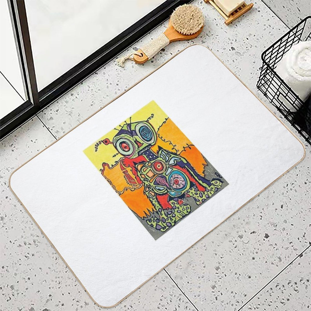 Alien Carnival Durable Bath Mat