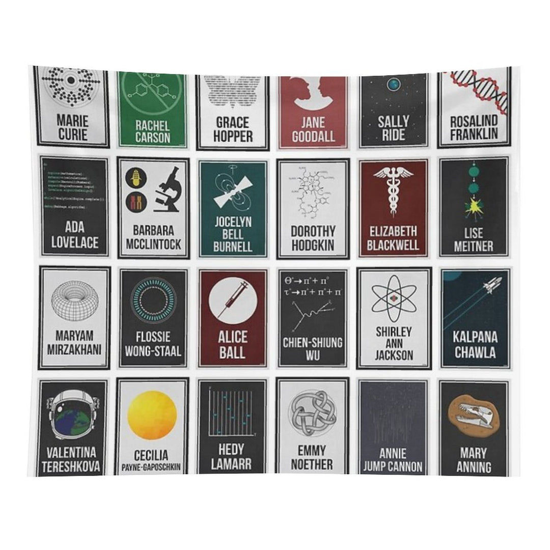 24 Women Who Changed Science. And The World. Tapestry