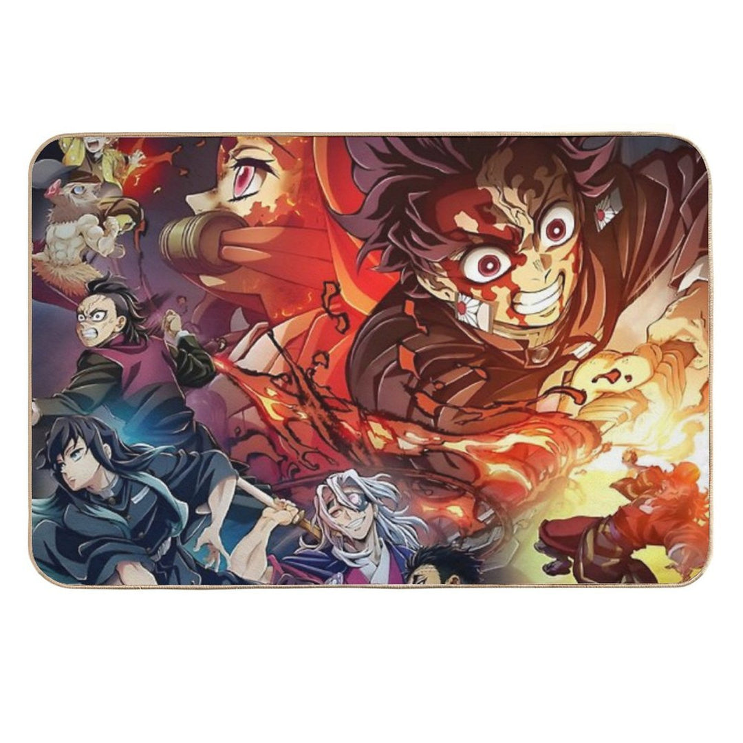 Demon Slayer  Kimetsu No Yaiba Demon Slayer - Cover Image  Absorbent Bath Mat