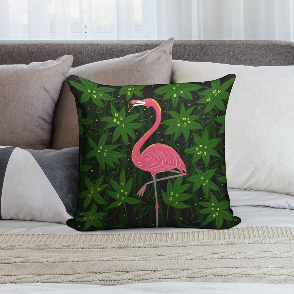 Flamingo Soft Gift Ready Throw Pillow