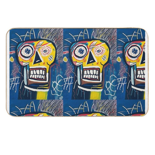 Neon Skull Riot  Multi-Purpose Bath Mat