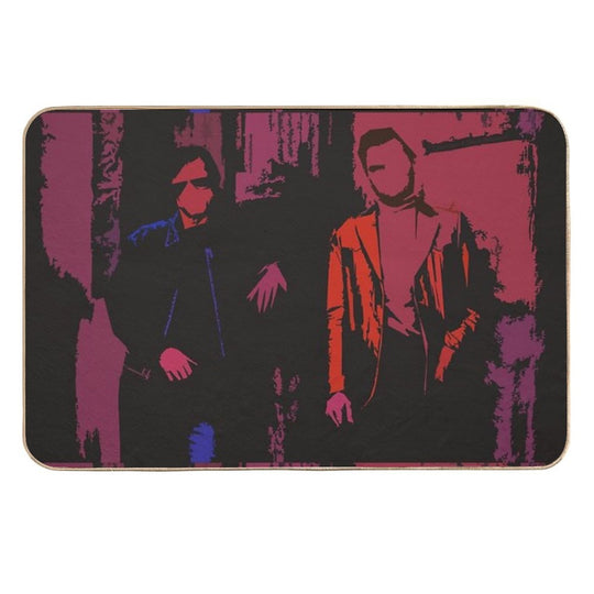 Once Upon A Time In Hollywood Minimal Poster  Absorbent Bath Mat