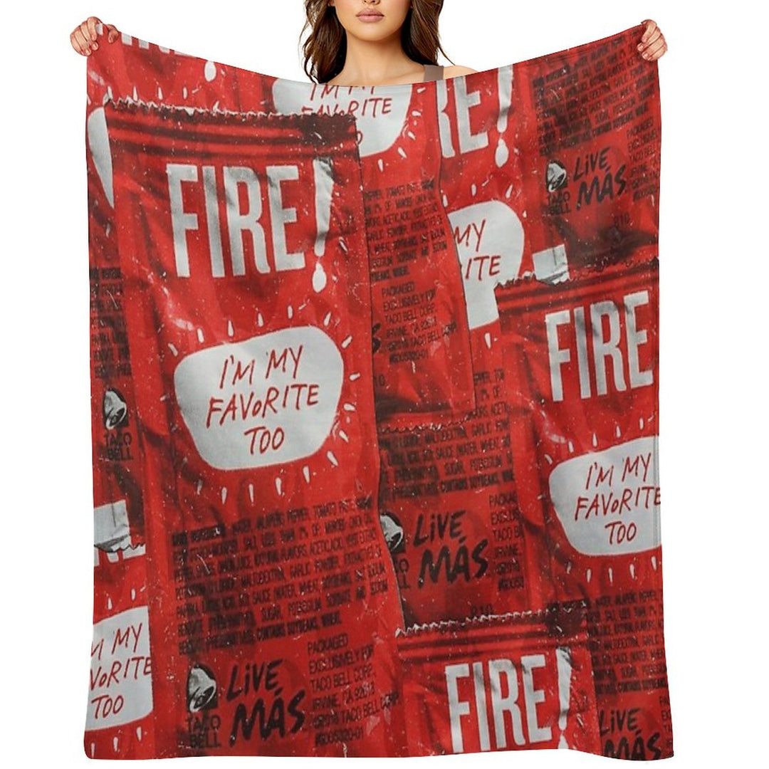 Taco Bell Fire Blanket All-season Throw Blanket