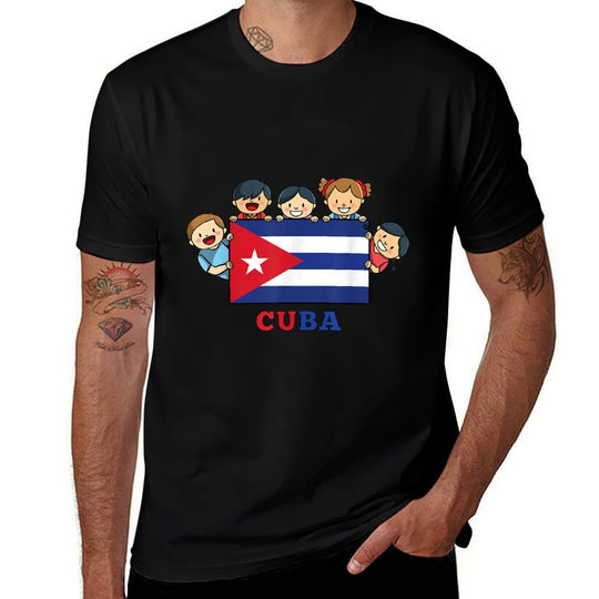Kids Cuba Hispanic Heritage Month Cuban Comfortable T-Shirt