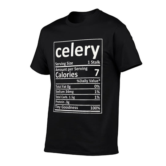 Celery Nutrition Thanksgiving Costume Food Facts Xmas  Graphic-printed T-Shirt