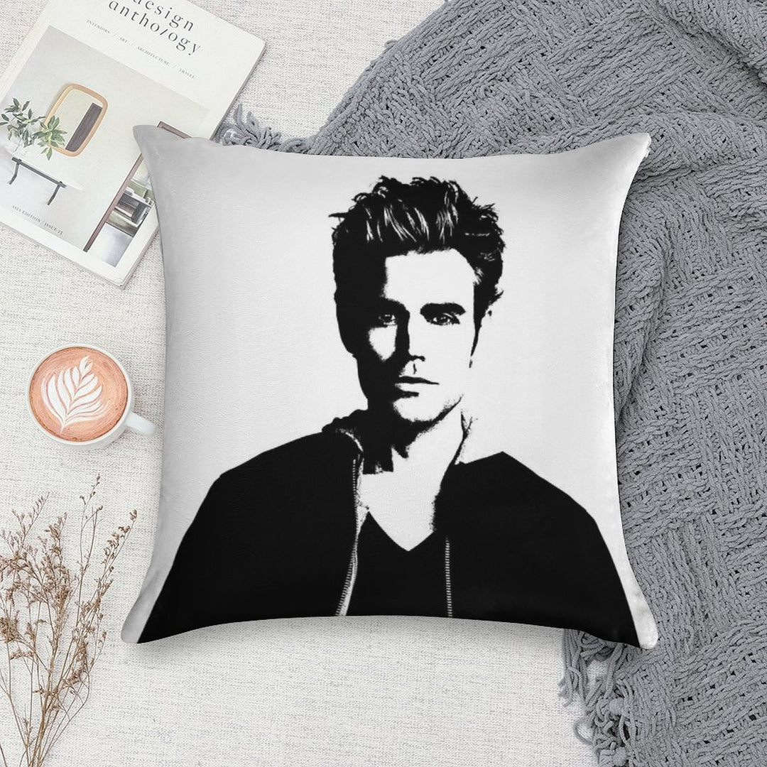 Paul Wesley Felt Soft Ultra-Soft Texture Throw Pillow
