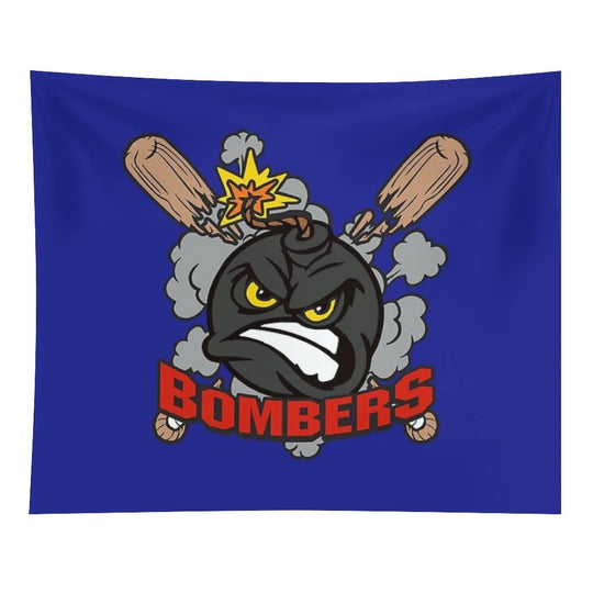 Bombers Baseball Logo Tapestry
